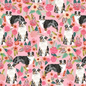 aussie dog floral fabric best blue merle dogs fabric australian shepherd dogs fabric aussie dog fabric