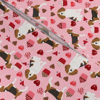 beagle valentines dog fabric love hearts valentines day beagles fabric dogs dog