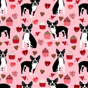 boston terrier valentines day fabric love valentines day boston terriers fabric