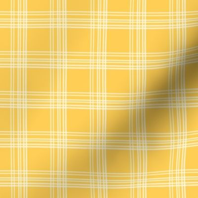 Little Pere's yellow tartan