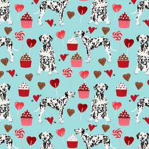 dalmatian love valentines fabric love dog dogs dalmatians fabric