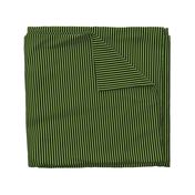 Quarter Inch Greenery Green and Black Stripe