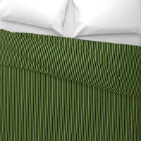 Quarter Inch Greenery Green and Black Stripe