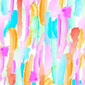 Abstract Brushstrokes 3 - Brights