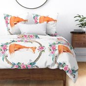 Bohemian Floral Fox 90 degrees