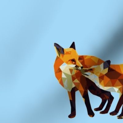 Geometric Color Fox