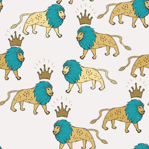 leo_lion_gold_and_turquoise_reduced