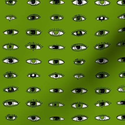 Eyes (bright green)