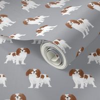 cavalier king charles spaniel fabric blenheim dog fabric spaniel fabric