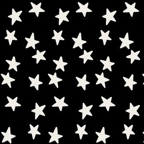 Stars - Black & Linen