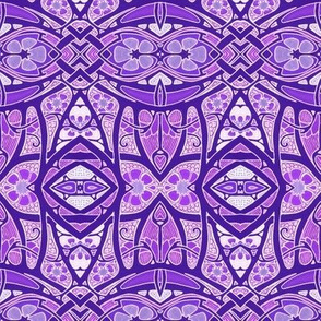 Purple Deco Geometry