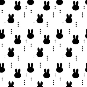 bunnies || b&w