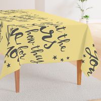 Minky layout - Look at the stars blanket || grey on yellow