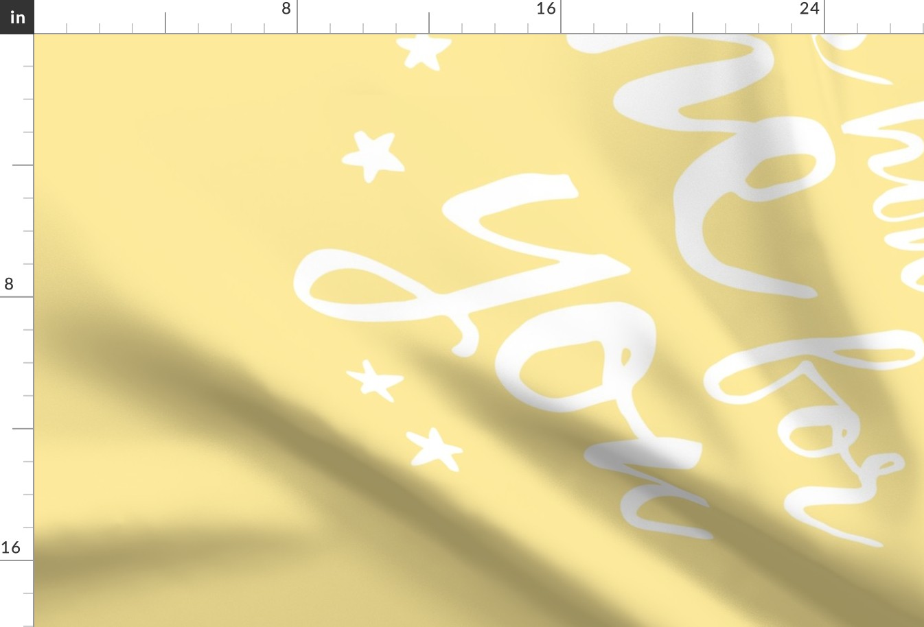 Minky layout - Look at the stars blanket || white on yellow