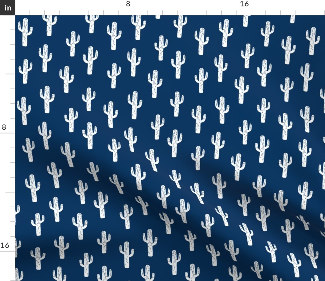 cactus // navy blue cacti fabric baby nursery andrea lauren fabric cactus andrea lauren 