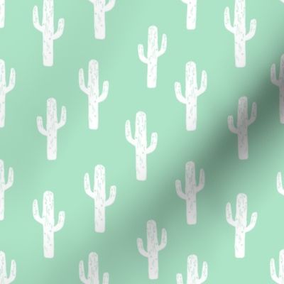 cactus // mint fabric nursery design baby nursery andrea lauren fabric baby mint cactus linocut fabric