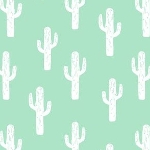 cactus // mint fabric nursery design baby nursery andrea lauren fabric baby mint cactus linocut fabric