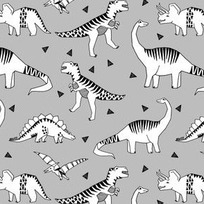 dinosaur // dinos fabric grey dinosaurs fabric andrea lauren fabric nursery baby design 