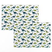 dinosaurs // green blue dino fabric andrea lauren baby design dinosaurs andrea lauren fabric nursery baby design