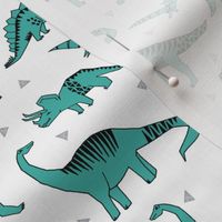 dinosaur // turquoise dinos fabric dinosaurs design andrea lauren fabric baby turquoise design