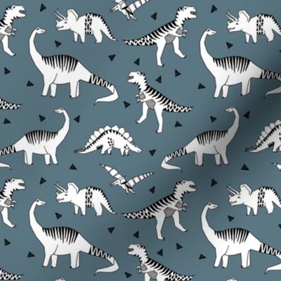 dinosaur // blue grey dinosaur fabric baby nursery baby boy design andrea lauren fabric 