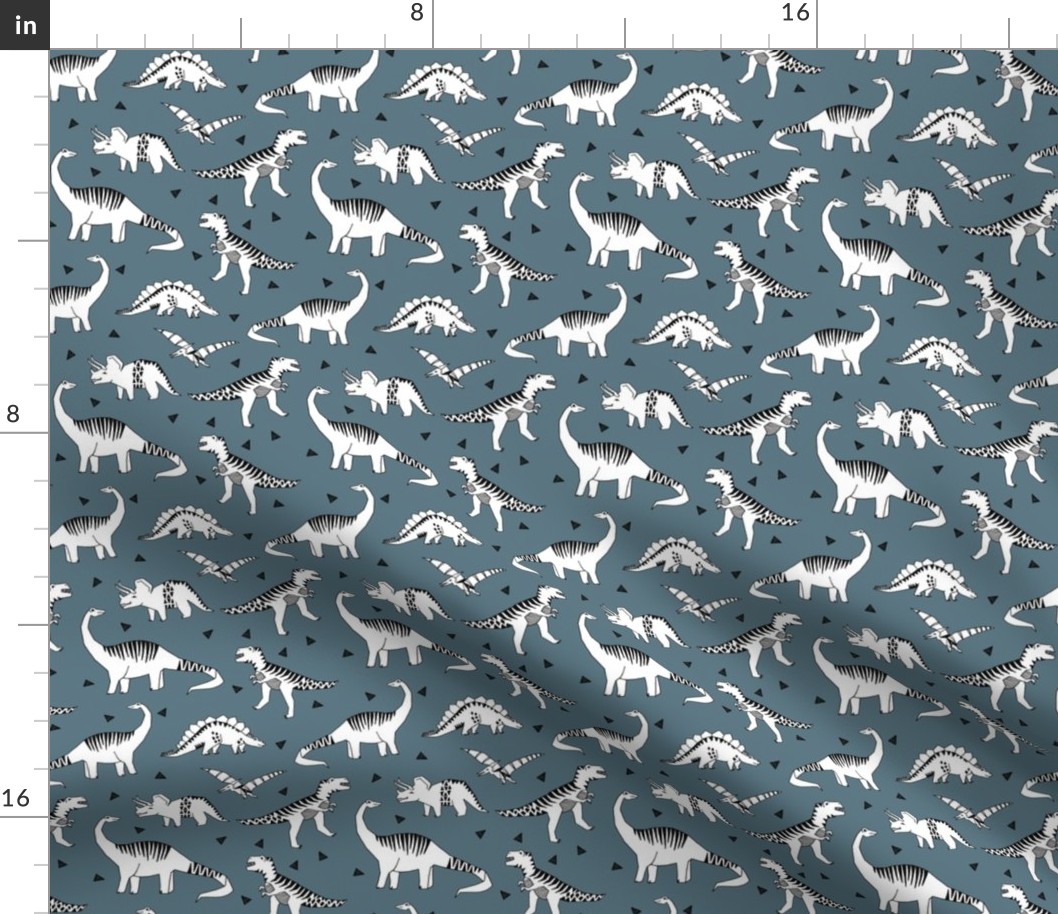 dinosaur // blue grey dinosaur fabric baby nursery baby boy design andrea lauren fabric 