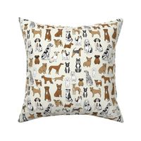 dogs // cream dog fabric pet dog design pets pet design