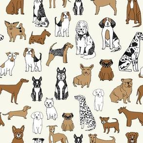 dogs // cream dog fabric pet dog design pets pet design