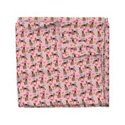 donuts german shepherd fabric pastel german shepherd design food fabric