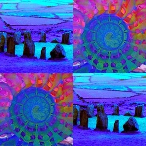 At Center Point - A Celtic Collage