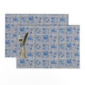 Palace Garden | Lapis Lazuli Woodblock Tile