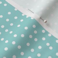 Polka Dot Ditsy Aquamarine