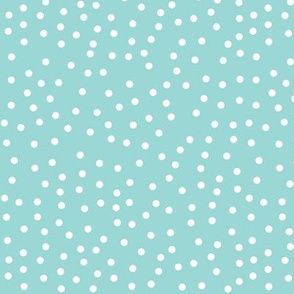 Polka Dot Ditsy Aquamarine