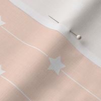 Polka Dot Star Path in Peach