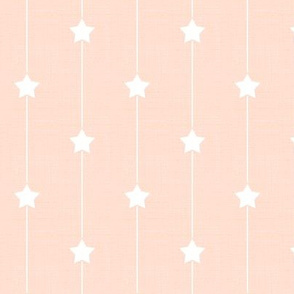 Polka Dot Star Path in Peach