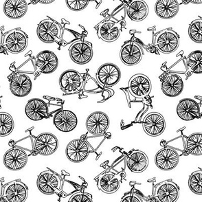 Vintage Bicycle Outlines