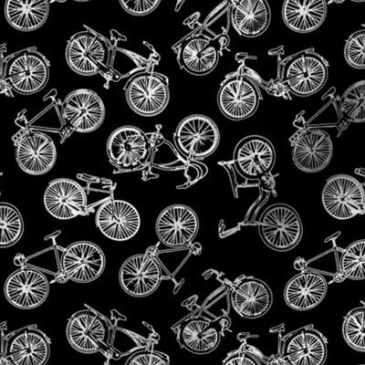 Vintage Bicycle Drawings // Black  