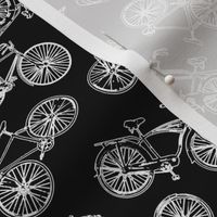 Vintage Bicycle Drawings // Black  