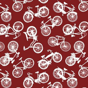 Vintage Bicycles // Dark Red