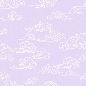 Cloud Streaked Skies in Lilac