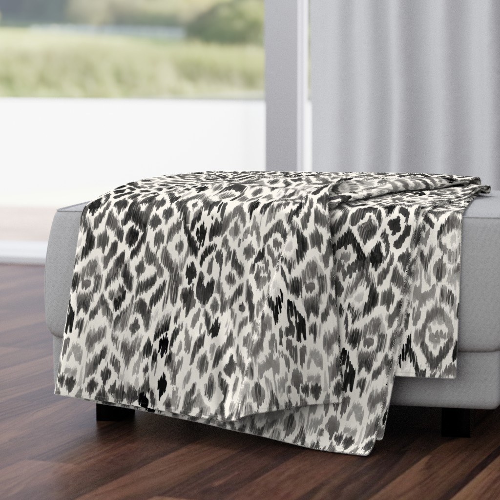 bohemian ikat leopard