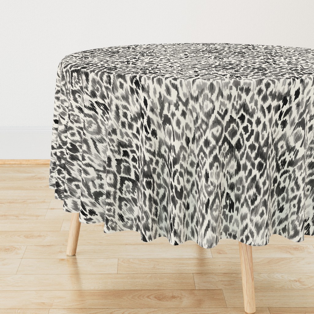 bohemian ikat leopard