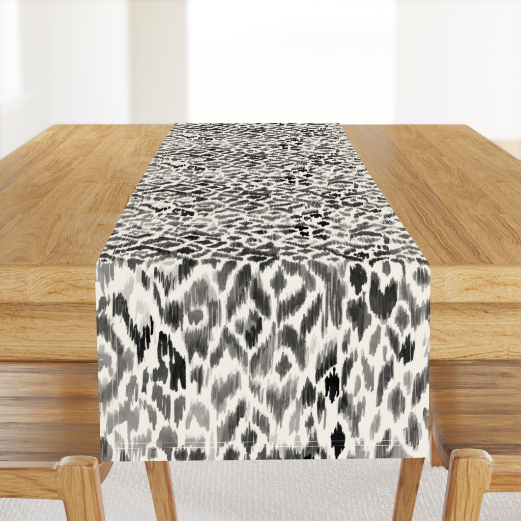 bohemian ikat leopard