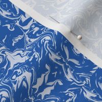 MLC11 - Large - Millennial Calico in Blue Monochrome