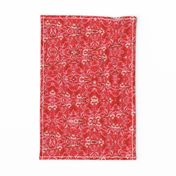 MLC19 - Large - Millennial Calico in Scarlet Red and Pink