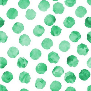 watercolor spots || green