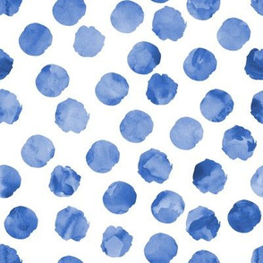 watercolor spots || blue