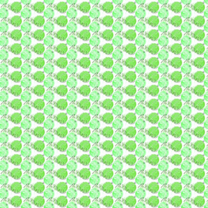 Flyball watercolor tennis balls - small green