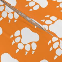 Bear Animal Print in Orange