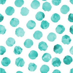 watercolor spots || teal